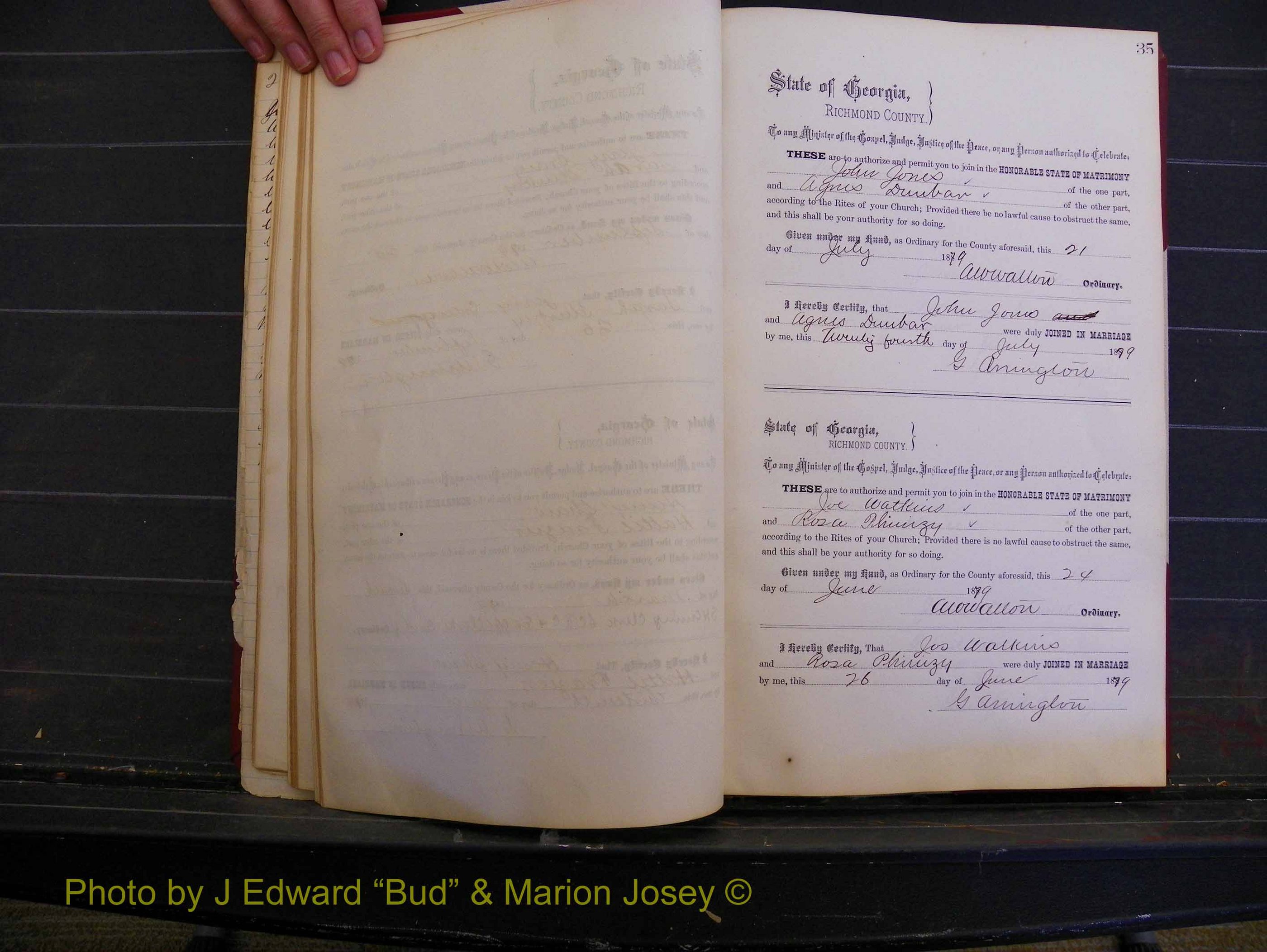 Richmond Marriages, Book K, 1876-1882 P 035.JPG