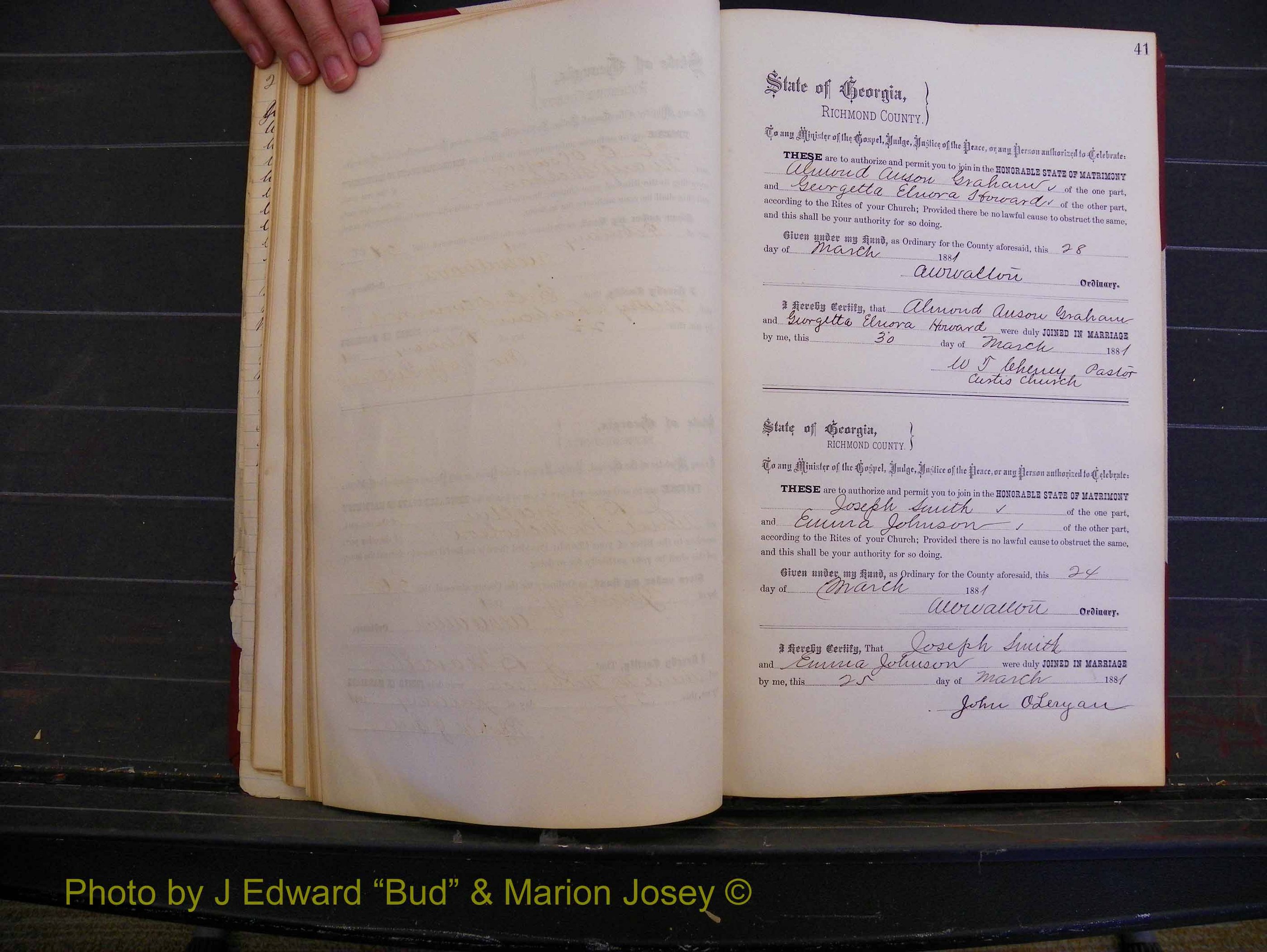 Richmond Marriages, Book K, 1876-1882 P 041.JPG