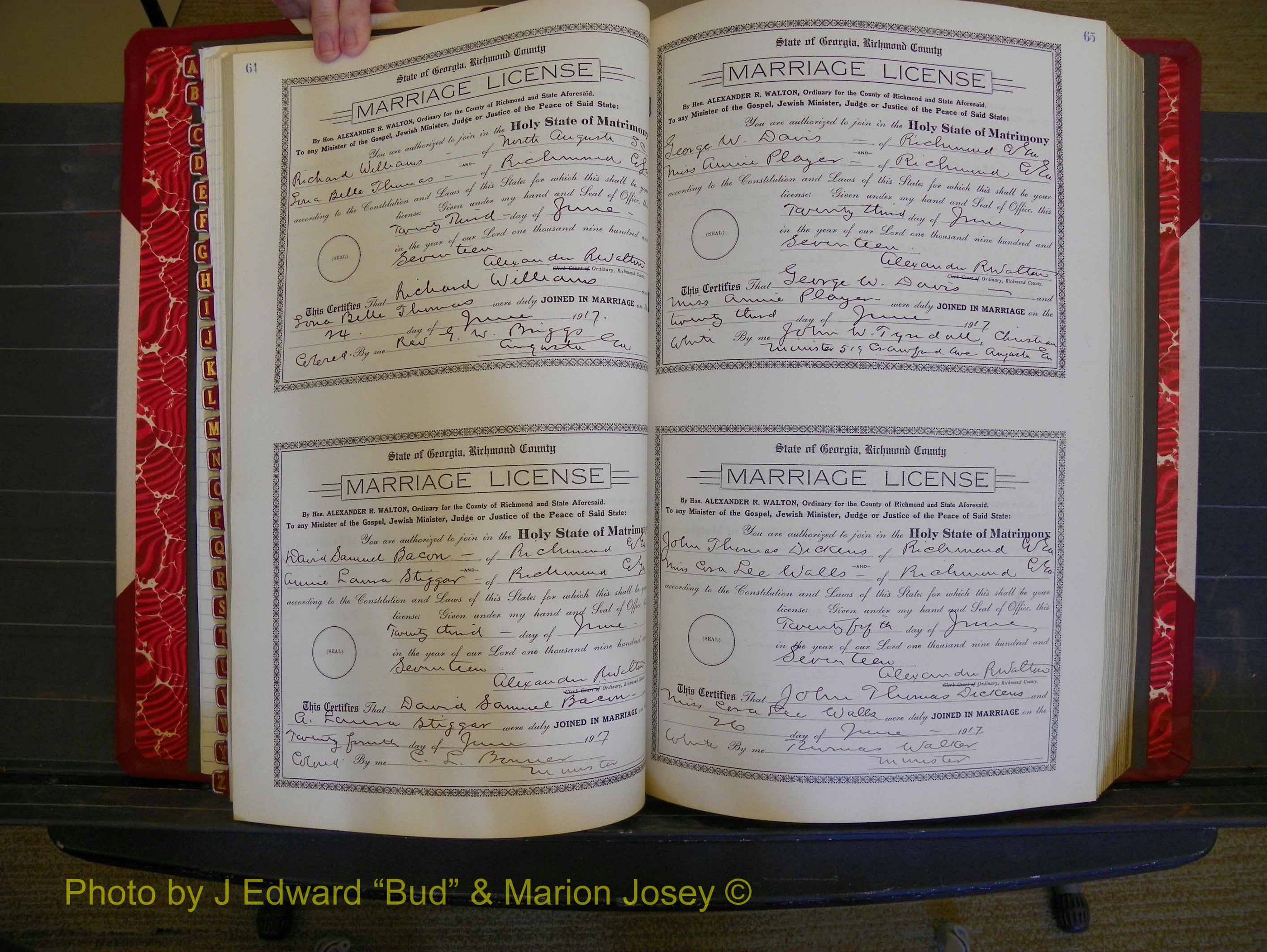 Richmond Marriages, Book KK, 1917-1918 P 064-065.JPG