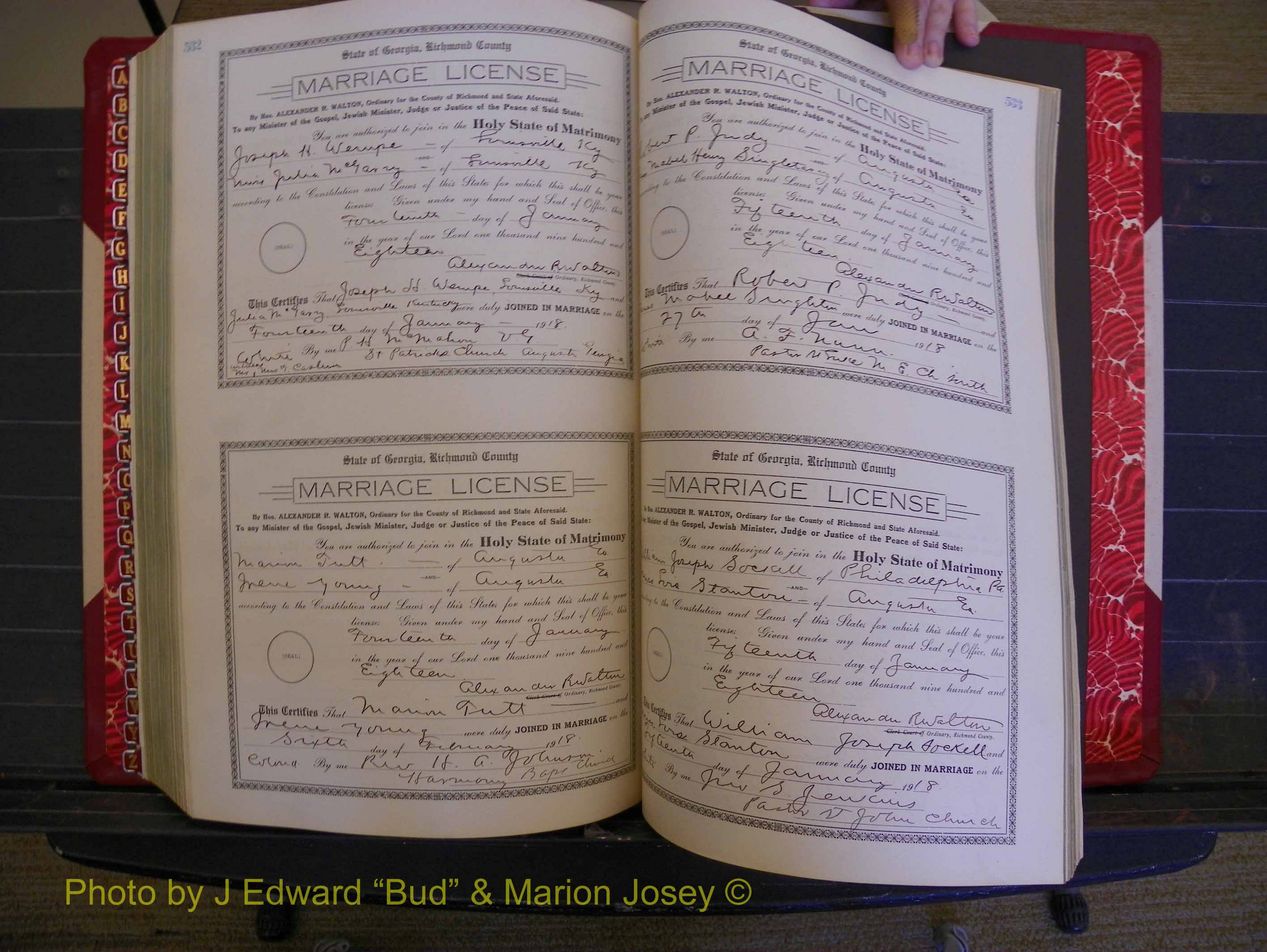 Richmond Marriages, Book KK, 1917-1918 P 532-533.JPG