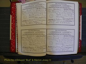 Richmond Marriages, Book KK, 1917-1918 P 008-009.JPG