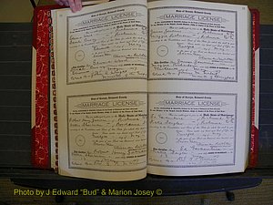 Richmond Marriages, Book KK, 1917-1918 P 012-013.JPG