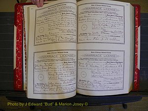 Richmond Marriages, Book KK, 1917-1918 P 100-101.JPG