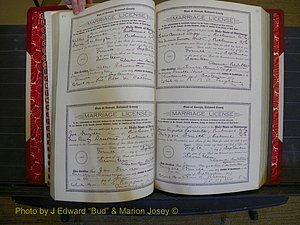 Richmond Marriages, Book KK, 1917-1918 P 176-177.JPG