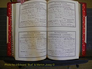 Richmond Marriages, Book KK, 1917-1918 P 282-283.JPG