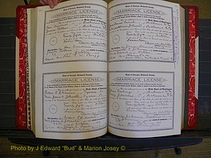 Richmond Marriages, Book KK, 1917-1918 P 288-289.JPG