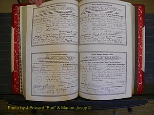 Richmond Marriages, Book KK, 1917-1918 P 290-291.JPG