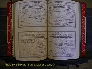 Richmond Marriages, Book KK, 1917-1918 P 316-317.JPG