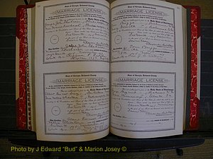 Richmond Marriages, Book KK, 1917-1918 P 338-339.JPG