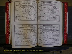 Richmond Marriages, Book KK, 1917-1918 P 358-359.JPG