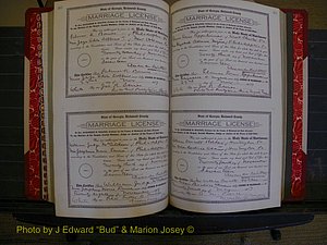 Richmond Marriages, Book KK, 1917-1918 P 362-363.JPG