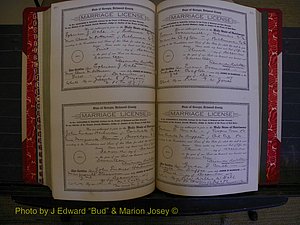 Richmond Marriages, Book KK, 1917-1918 P 388-389.JPG