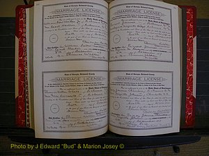 Richmond Marriages, Book KK, 1917-1918 P 400-401.JPG