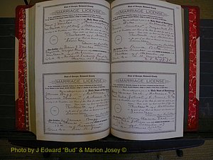 Richmond Marriages, Book KK, 1917-1918 P 424-425.JPG