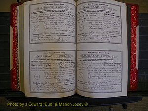 Richmond Marriages, Book KK, 1917-1918 P 426-427.JPG