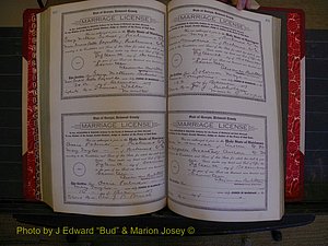 Richmond Marriages, Book KK, 1917-1918 P 432-433.JPG