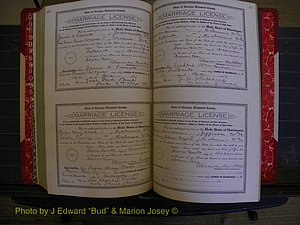 Richmond Marriages, Book KK, 1917-1918 P 436-437.JPG