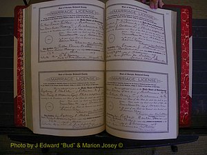 Richmond Marriages, Book KK, 1917-1918 P 446-447.JPG