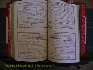 Richmond Marriages, Book KK, 1917-1918 P 462-463.JPG