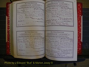 Richmond Marriages, Book KK, 1917-1918 P 466-467.JPG