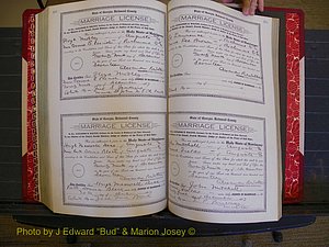 Richmond Marriages, Book KK, 1917-1918 P 490-491.JPG
