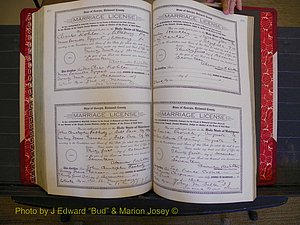 Richmond Marriages, Book KK, 1917-1918 P 492-493.JPG