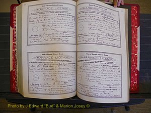 Richmond Marriages, Book KK, 1917-1918 P 496-497.JPG