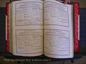 Richmond Marriages, Book KK, 1917-1918 P 504-505.JPG