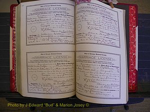 Richmond Marriages, Book KK, 1917-1918 P 528-529.JPG