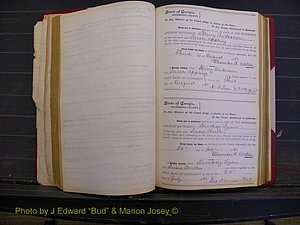 Richmond Marriages, Book L, 1881-1887 P 100.JPG