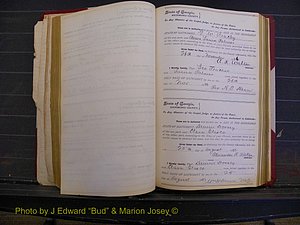 Richmond Marriages, Book L, 1881-1887 P 104.JPG