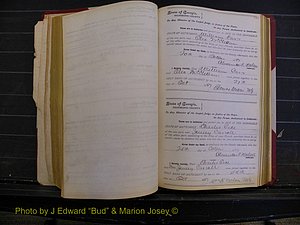 Richmond Marriages, Book L, 1881-1887 P 133.JPG