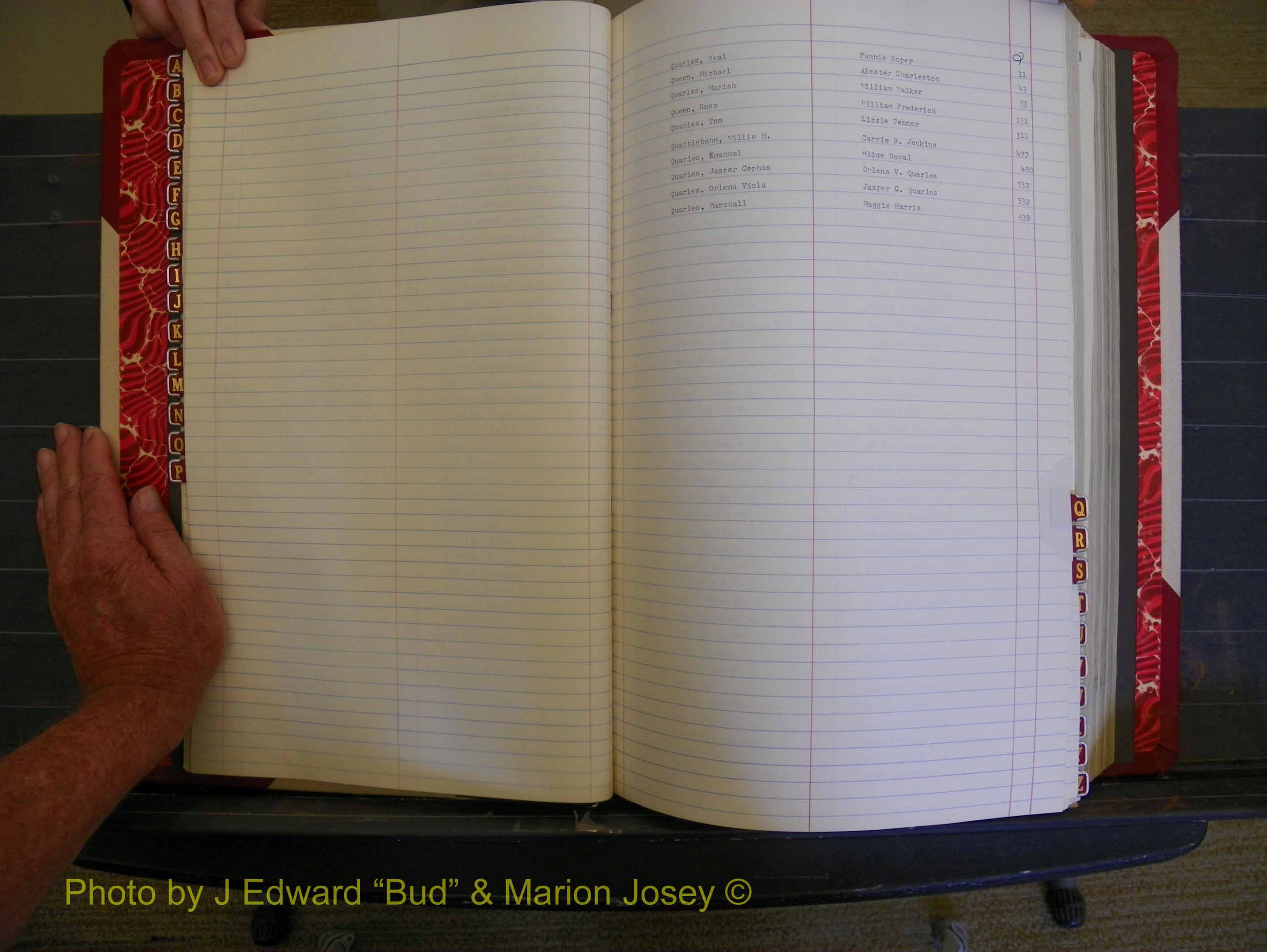 Richmond Marriages, Book LL, 1918 Index Q (131).JPG