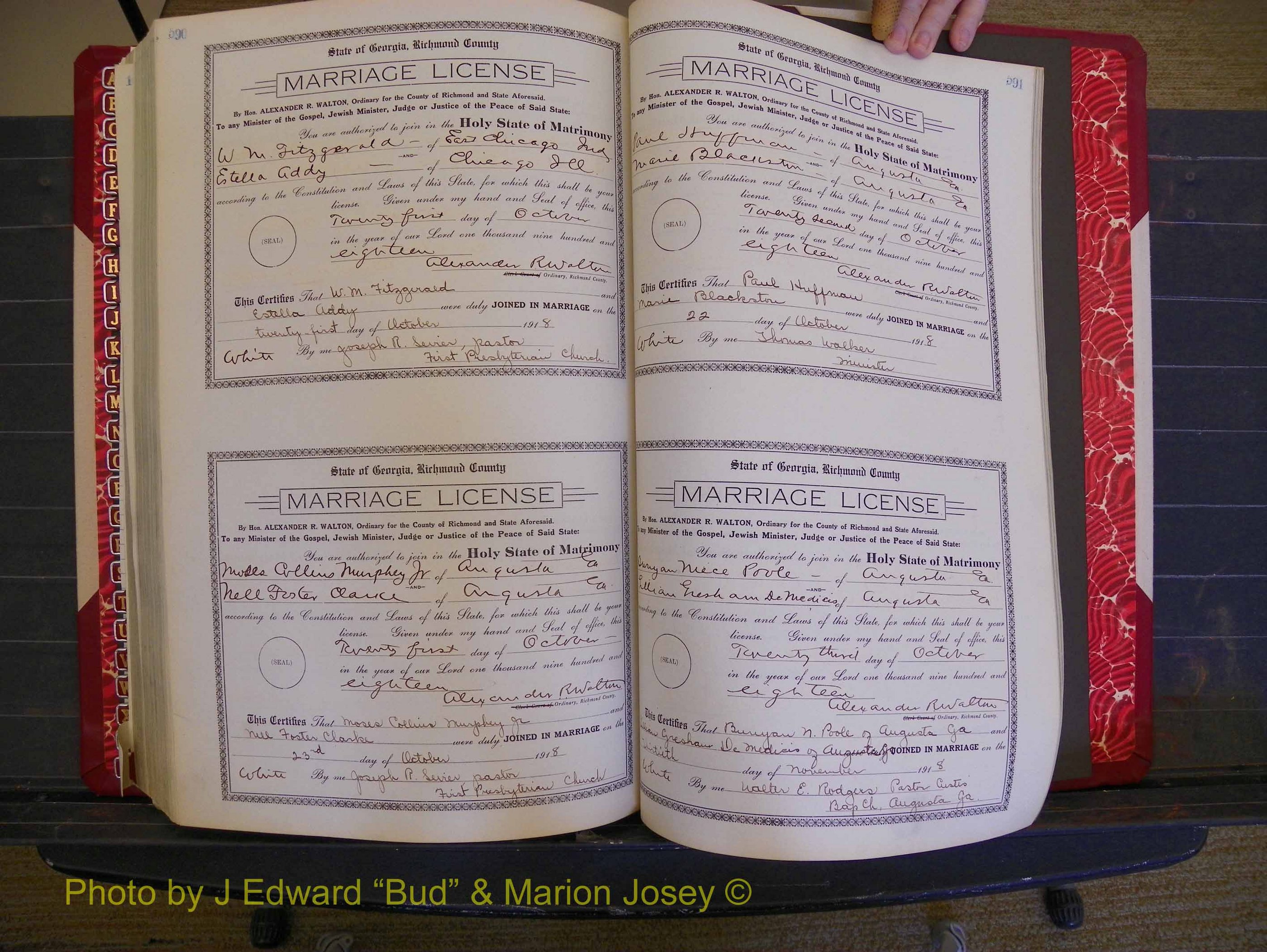 Richmond Marriages, Book LL, 1918 P 590-691.JPG