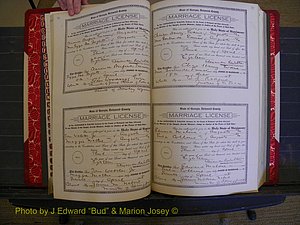 Richmond Marriages, Book LL, 1918 P 076-077.JPG