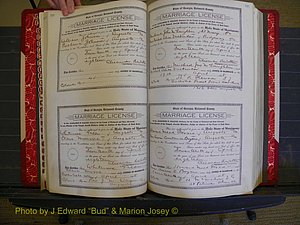 Richmond Marriages, Book LL, 1918 P 118-119.JPG