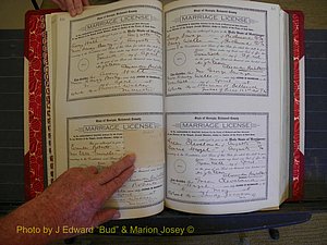 Richmond Marriages, Book LL, 1918 P 124a-125a.JPG