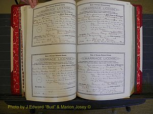 Richmond Marriages, Book LL, 1918 P 166-161.JPG