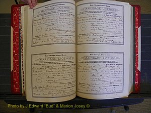 Richmond Marriages, Book LL, 1918 P 172-173.JPG