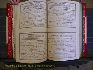 Richmond Marriages, Book LL, 1918 P 226-227.JPG