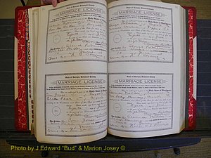 Richmond Marriages, Book LL, 1918 P 246-247.JPG