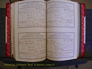 Richmond Marriages, Book LL, 1918 P 312-313.JPG