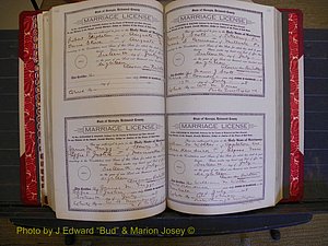 Richmond Marriages, Book LL, 1918 P 344-345.JPG