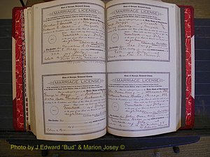 Richmond Marriages, Book LL, 1918 P 350-351.JPG
