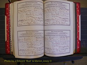 Richmond Marriages, Book LL, 1918 P 360-361.JPG
