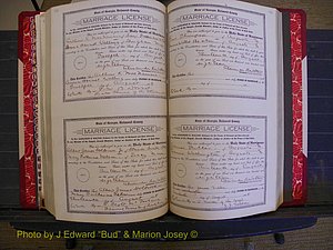 Richmond Marriages, Book LL, 1918 P 410-411.JPG