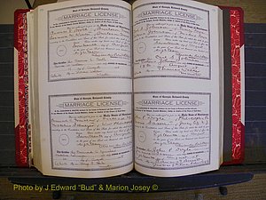 Richmond Marriages, Book LL, 1918 P 426-427.JPG