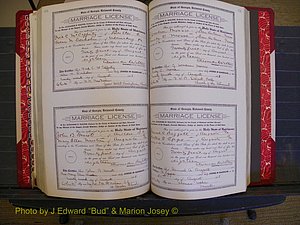 Richmond Marriages, Book LL, 1918 P 434-435.JPG