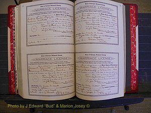 Richmond Marriages, Book LL, 1918 P 438-439.JPG