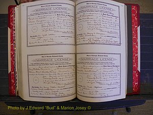 Richmond Marriages, Book LL, 1918 P 442-443.JPG